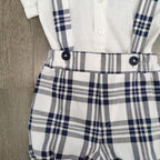 Completo Salopette E Camicia Bimbo