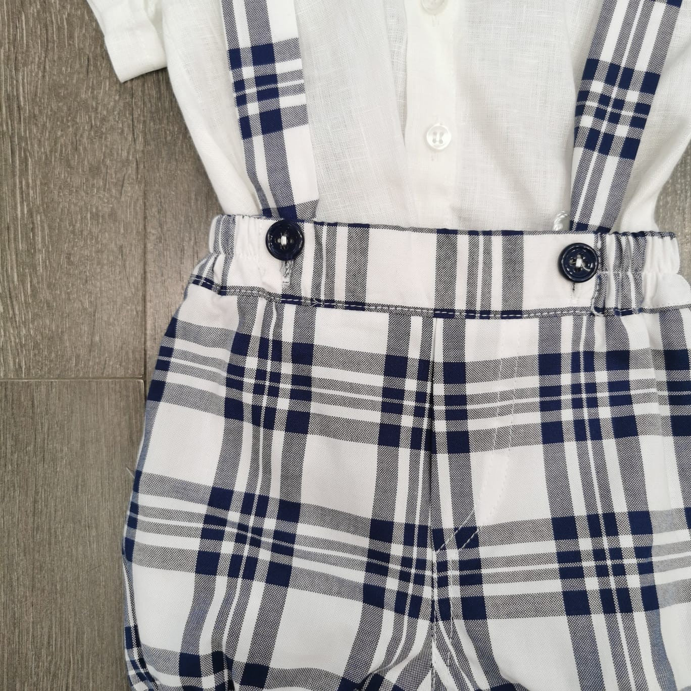 Completo Salopette E Camicia Bimbo