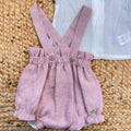 completo estivo neonata elegante lino e cotone