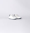 Scarpe eleganti da bambino con lacci e tallone blu