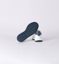 Suola scarpe bimbo antiscivolo blu con dettaglio grip