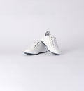 Scarpe bimbo bianche stile casual chic con zip laterale