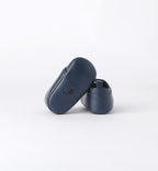 Suola scarpette blu bimbo con logo ricamato