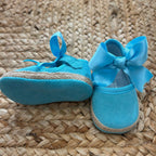 Suola morbida scarpe culla azzurre