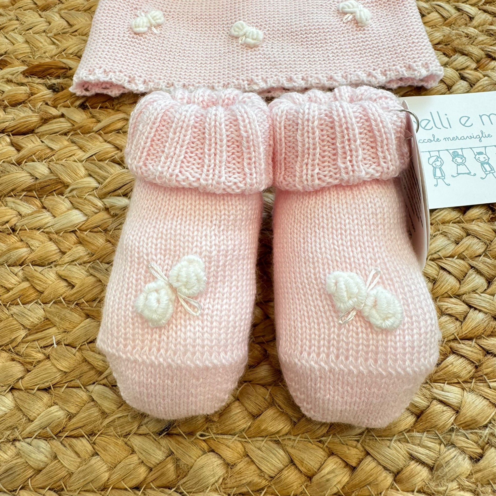 scarpette-lana-rosa-fiocchetti-neonata