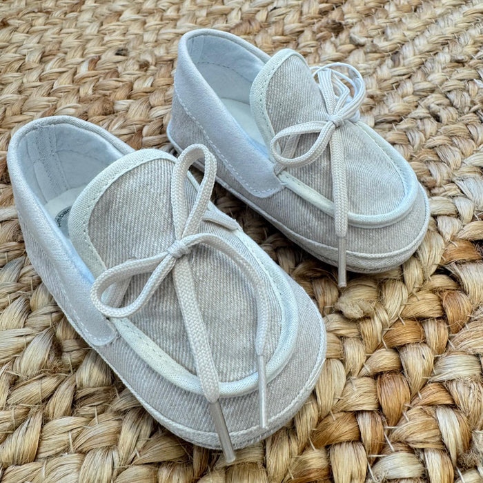 scarpe battesimo bimbo eleganti con lacci