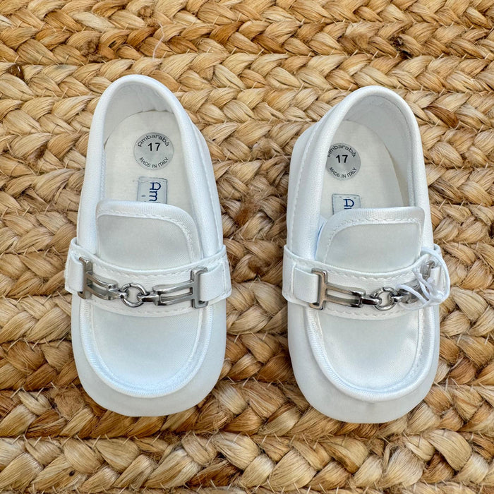 scarpe battesimo bimbo eleganti con morsetto