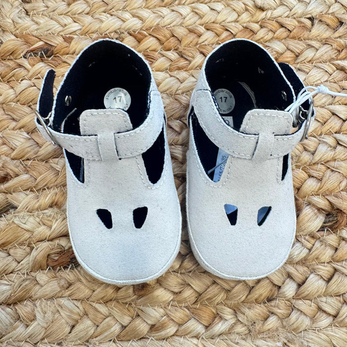 scarpe battesimo bimbo con cinturino elegante