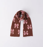 set-bambina-cappello-sciarpa-marrone-fiocchi-rosa.