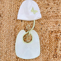 set neonata corredino cappellino e bavetta cotone