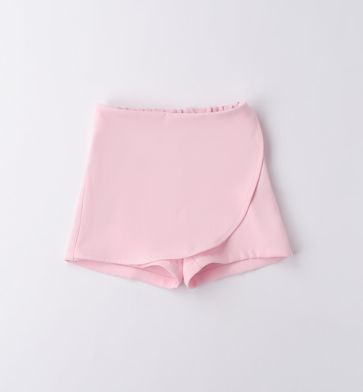 Shorts rosa a petalo per bambina elegante