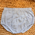 spalline regolabili rigate azzurre completo bimba