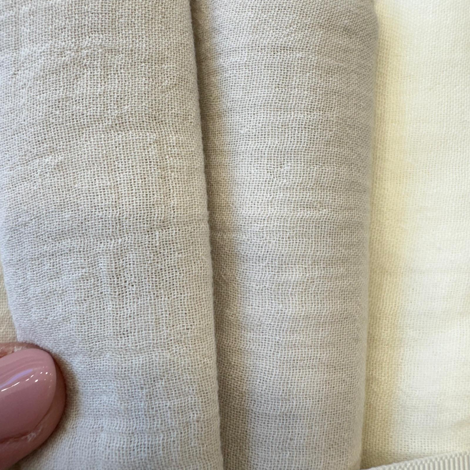 Trama leggera mussola cotone neonato