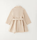 trench bambina retro con cintura