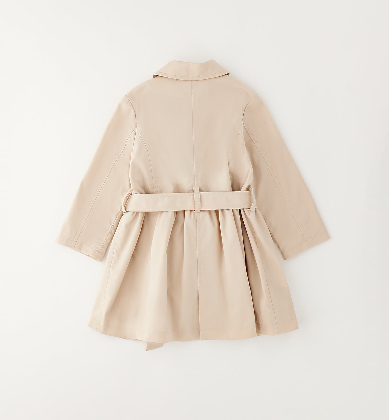 trench bambina retro con cintura