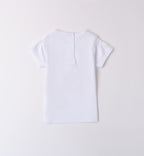 Retro t-shirt iDO bambina con bottoni