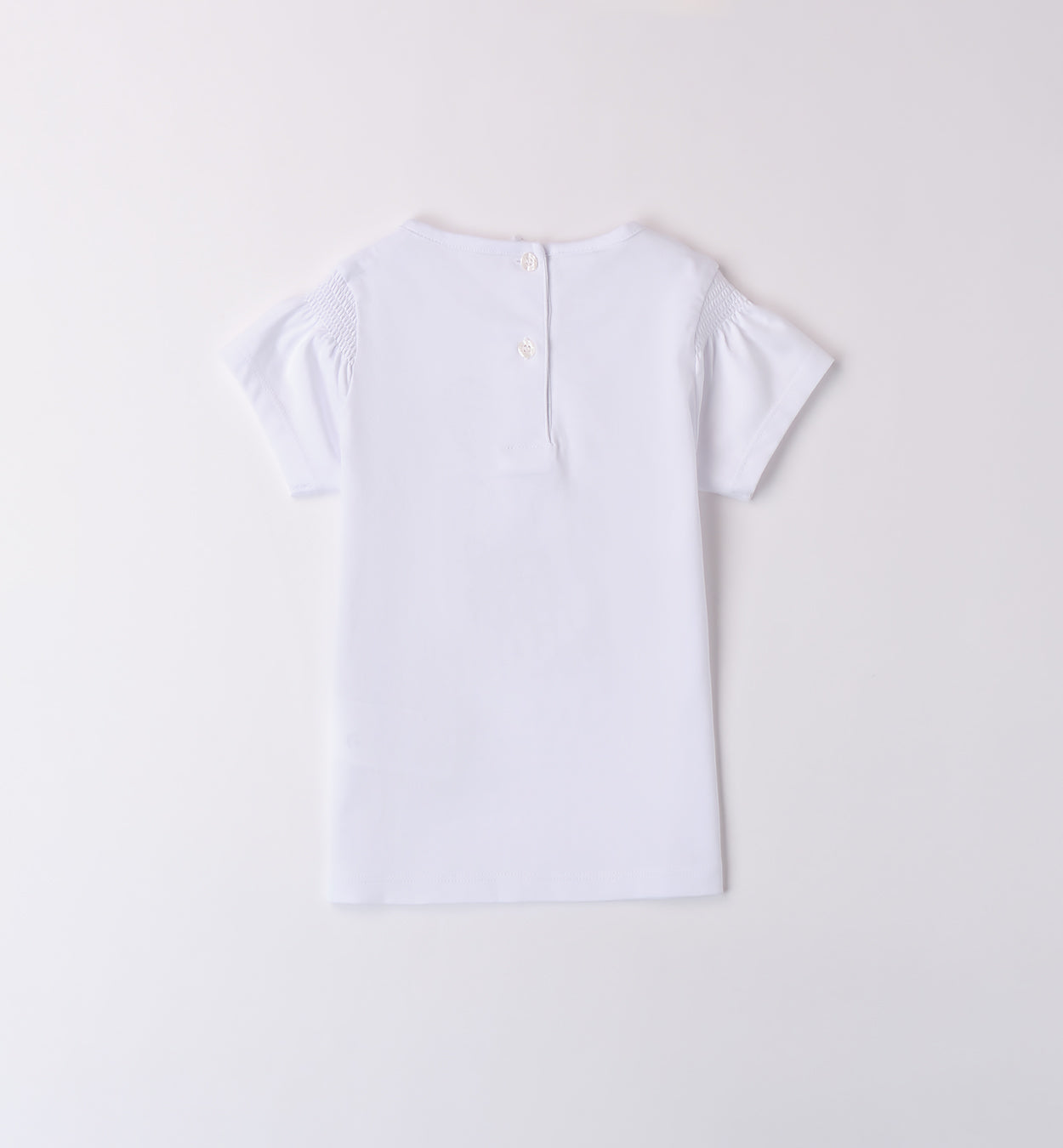 Retro t-shirt iDO bambina con bottoni