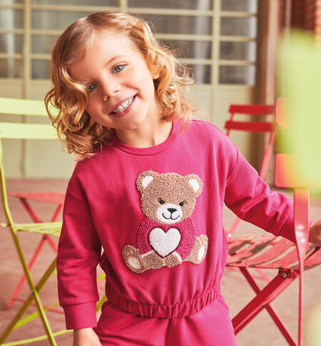 Tuta bambina, completo sportivo bimba, set tuta 3-7 anni, abbigliamento casual bambina, tuta in cotone per bambina, outfit comodo bimba, tuta estiva/invernale, coordinato sportivo bambina, abbigliamento Minibanda, belli e monelli,