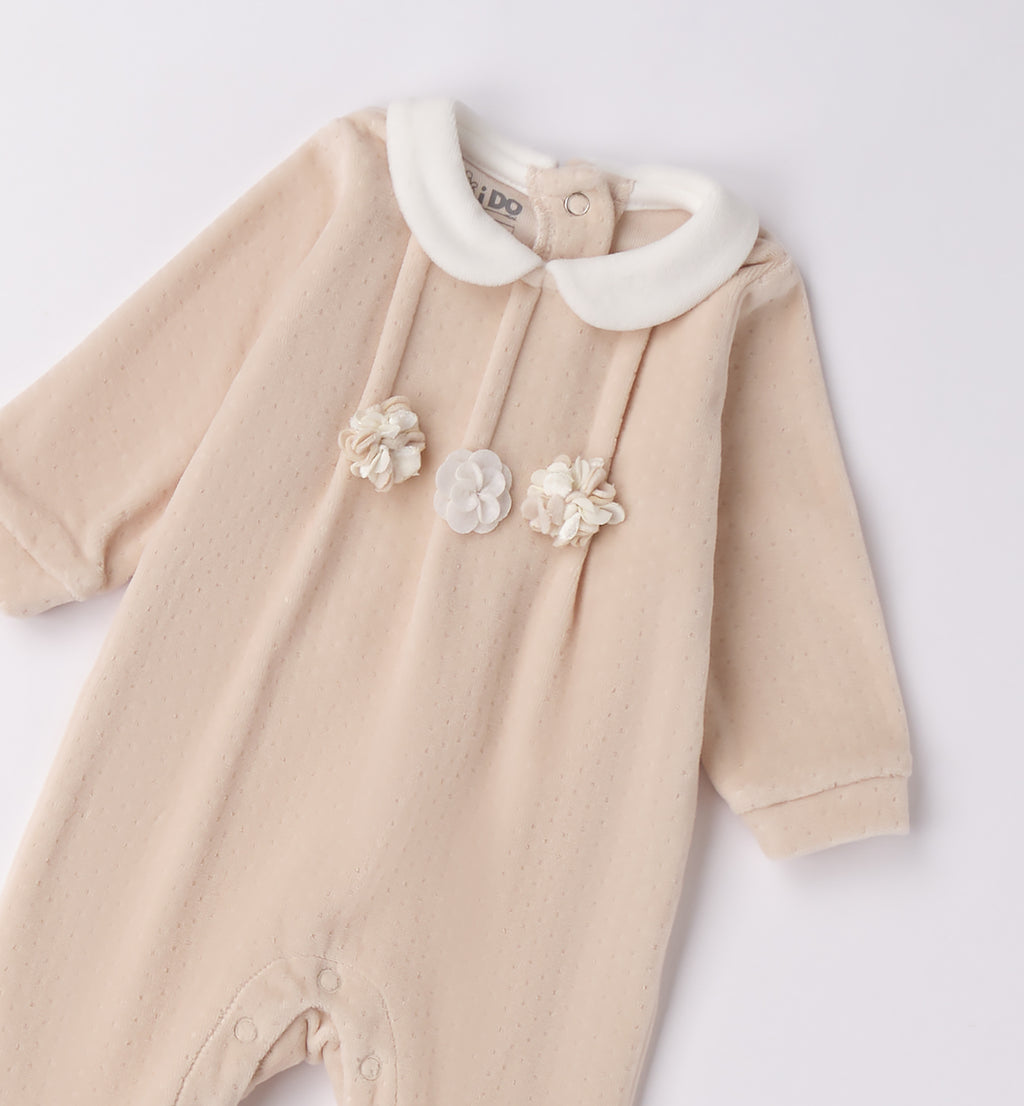 tutina-ciniglia-beige-fiorellini-colletto-bianco-front.