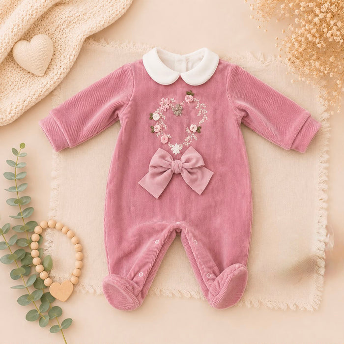tutina-neonata-ciniglia-rosa-ricamo-floreale.