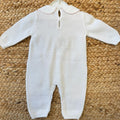 Retro tutina neonata in 100% filo di cotone