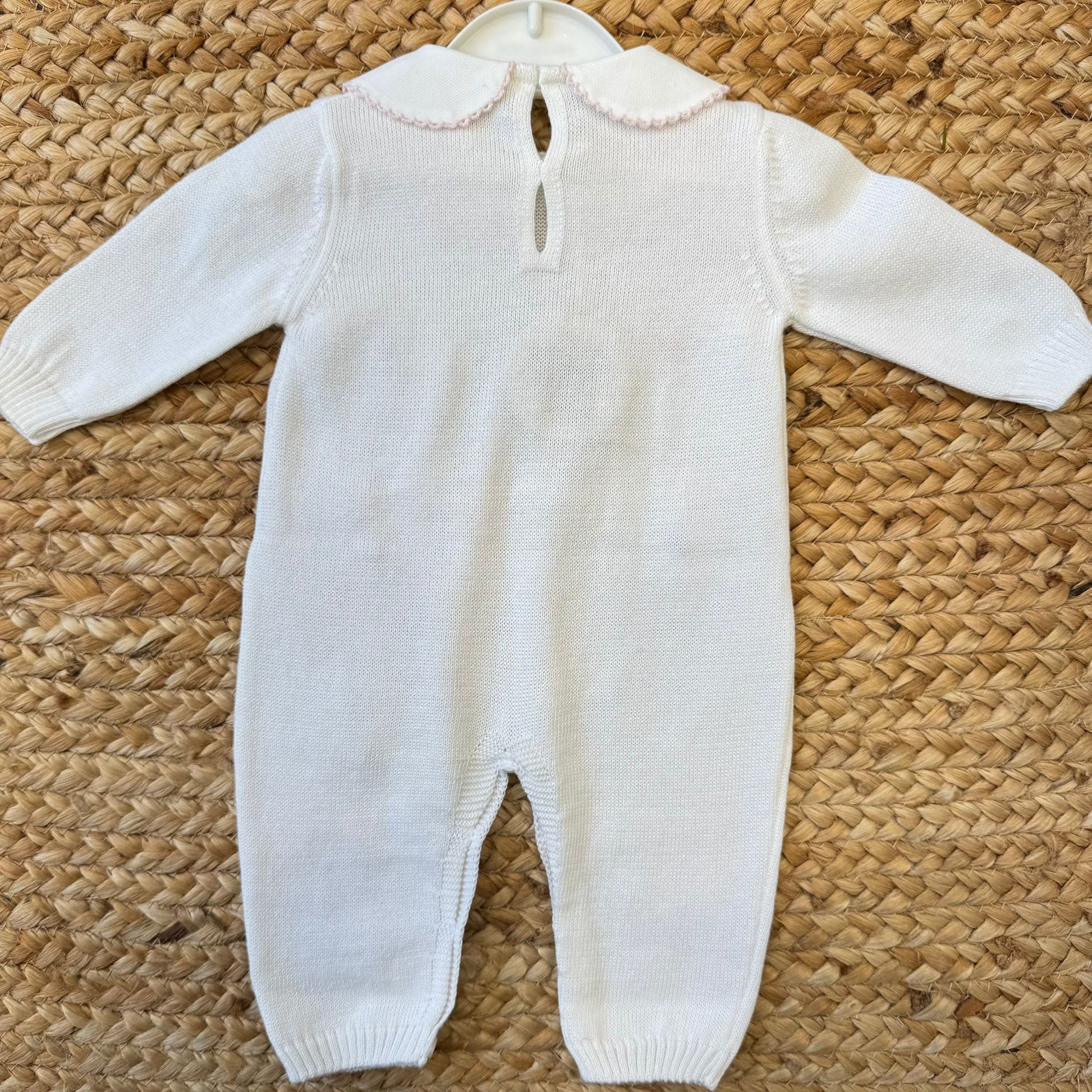 Retro tutina neonata in 100% filo di cotone
