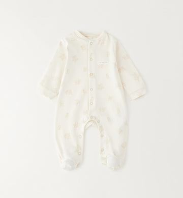 Tutina neonato unisex in cotone con fantasia orsetti