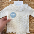 Tutina completa neonato panna con cappellino coordinato