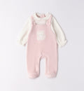 tutina ciniglia neonata rosa con gattino davanti