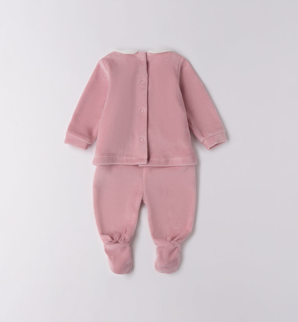 tutina ciniglia neonata rosa retro