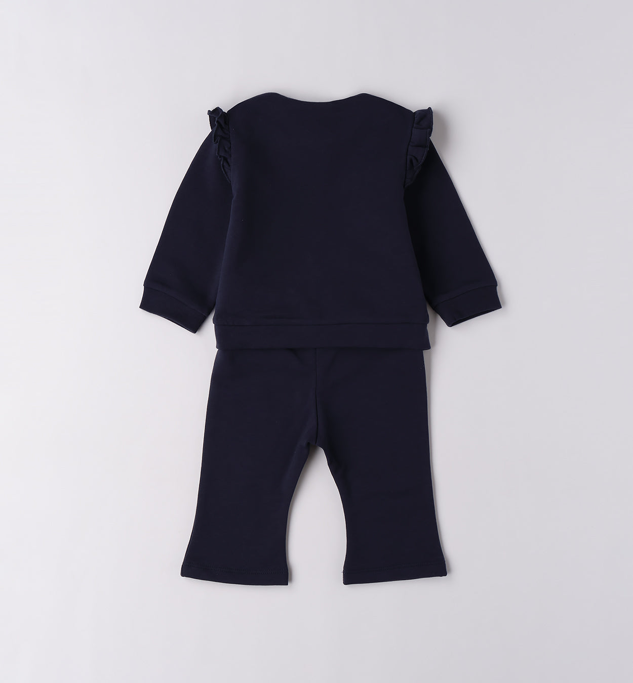 tutina neonata caldo cotone blu retro