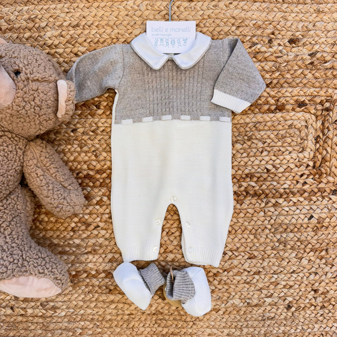 tutina neonato misto lana