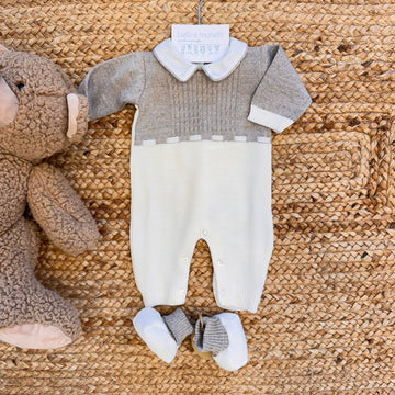 tutina neonato misto lana