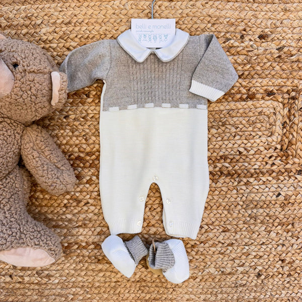 tutina neonato misto lana