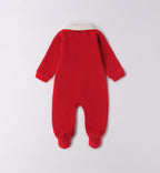 tutina rossa unisex retro con piedini chiusi