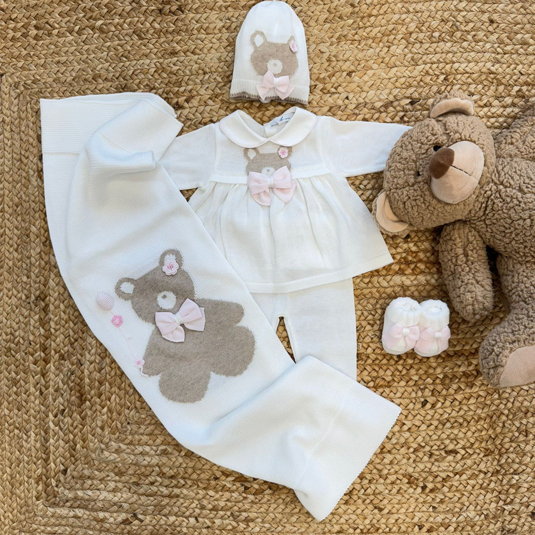 uscita clinica neonata cotone filo di scozia completa