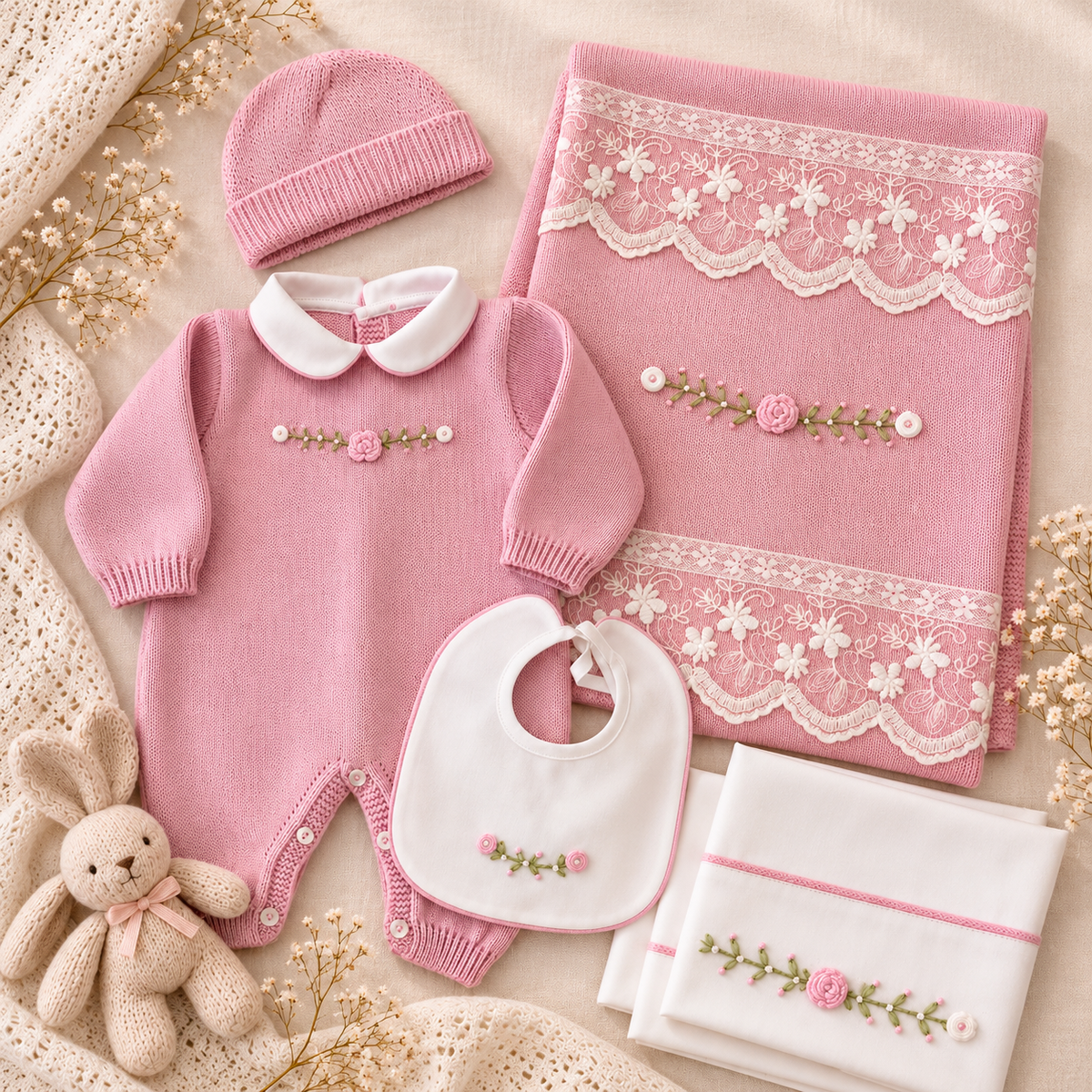 uscita-clinica-neonata-rosa-ricamata-mano