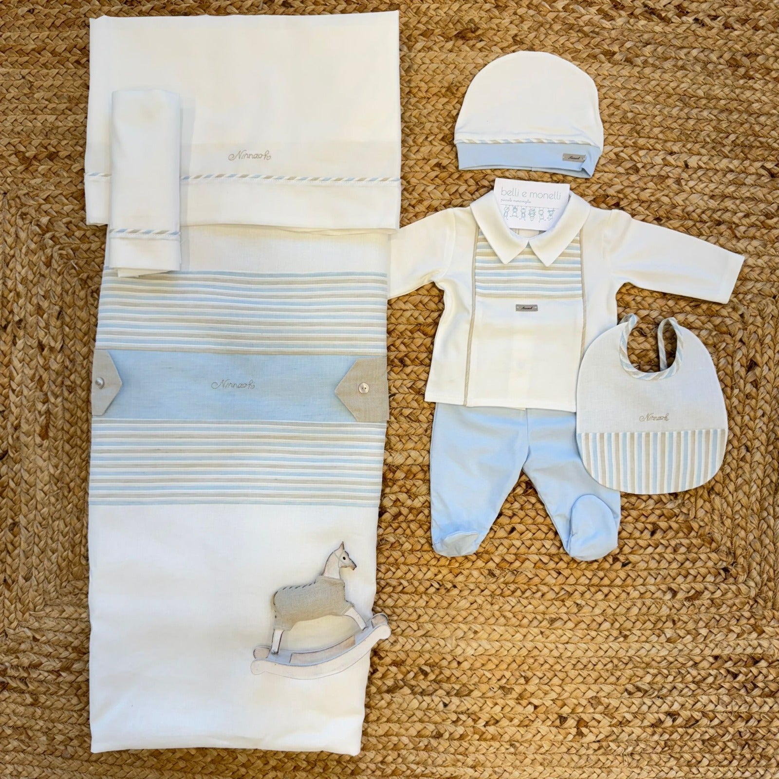 uscita clinica neonato cotone con coperta sfoderabile