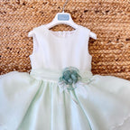 Vestito elegante bambina con balze